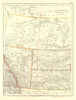 CANADA PRAIRIES. Showing both new and old provinces.  JOHNSTON 1906 map