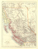 BRITISH COLUMBIA. Province map. Railroads. Vancouver island.  JOHNSTON 1906