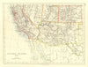 USA SOUTH WEST. California Arizona NM Colorado Utah Nevada.  JOHNSTON 1906 map