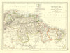 VENEZUELA / GUIANAS. Suriname. British French Dutch Guyana.  JOHNSTON 1906 map
