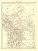 BOLIVIA inc. North Gran Chaco lost to Paraguay in 1932-35 war. JOHNSTON 1906 map