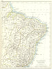 EASTERN BRAZIL. Bahia Minas Gerais Pernambuco Marabhao.  JOHNSTON 1906 old map