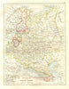 EUROPEAN RUSSIA & newly created Poland Finland & Baltic states.JOHNSTON 1920 map