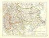 BALKAN STATES per Treaty of Sevres. Zone of Straits DMZ. Greek Thrace 1920 map