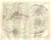 EUROPEAN CITIES. London Edinburgh Madrid Lisbon Dublin. JOHNSTON 1920 old map