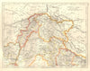 BRITISH INDIA NORTH. North West Frontier. Kashmir Punjab Himalayas 1920 map