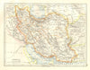PERSIA. Showing provinces. Iran. Persian Gulf. Bushire. JOHNSTON 1920 old map