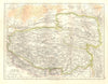 TIBET. Lhasa Chang Tang Himalayas Taklamakan desert. JOHNSTON 1920 old map