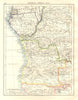 French Equatorial Africa Belgian Congo Angola Spanish Guinea Gabon 1920 map