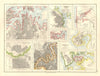 AUSTRALIA NZ CITIES. Sydney Hobart Perth Adelaide Brisbane Auckland 1920 map