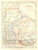 MANITOBA. Winnipeg. Western Ontario. Canada. Railroads. JOHNSTON 1920 old map