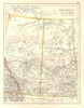 ALBERTA & SASKATCHEWAN. Canadian Prairies. Railroads. JOHNSTON 1920 old map