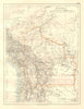 BOLIVIA inc. North Gran Chaco lost to Paraguay in 1932-35 war. JOHNSTON 1920 map
