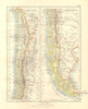 CHILE. Patagonia Cape Horn Tierra del Fuego. Steamship routes. JOHNSTON 1920 map