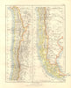 CHILE. Patagonia Cape Horn Tierra del Fuego. Steamship routes. JOHNSTON 1920 map