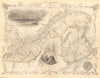 'EAST CANADA & NEW BRUNSWICK'. Quebec. Québec city view. TALLIS/RAPKIN 1849 map