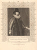 BRITISH HISTORY. Francis Bacon, Viscount Alban. Philosopher. TALLIS 1849 print