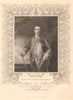 BRITISH HISTORY. Augustus Viscount Keppel. Seven Years' War. TALLIS 1849 print