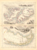 FALKLAND ISLANDS & PATAGONIA. Cape Horn.Tierra del Fuego.TALLIS/RAPKIN 1849 map