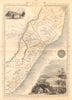 'NATAL & KAFFRARIA'. Eastern Cape. Durban. South Africa TALLIS/RAPKIN 1849 map