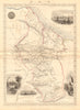 'BRITISH GUAYANA'. Georgetown vignette. Guiana Guyana. TALLIS/RAPKIN 1849 map
