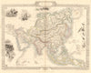 ASIA. Tartary Siam Persia Cabool Cochinchina East Indies.TALLIS/RAPKIN 1849 map