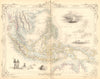 MALAY ARCHIPELAGO/EAST INDIA ISLANDS. Philippines Indies.TALLIS/RAPKIN 1849 map
