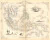 MALAY ARCHIPELAGO/EAST INDIA ISLANDS. Philippines Indies.TALLIS/RAPKIN 1849 map