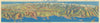 Côte d'Azur panorama. Toulon-St Tropez-Cannes-Nice-Monaco-Menton. ESSI 1947 map