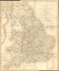 'Cary's reduction of his large map of England & Wales'. Turnpikes canals &c 1824