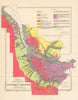 BORDEAUX WINE GEOLOGY. Carte géologique du Vignoble Girondin. LARMAT 1947 map