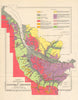 BORDEAUX WINE GEOLOGY. Carte géologique du Vignoble Girondin. LARMAT 1947 map