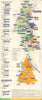 BORDEAUX WINE TOURING MAP. Graves Cerons Sauternes Barsac Loupiac. LARMAT c1947