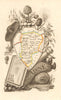 AISNE département. Scarce antique map/carte by A.M. PERROT 1823 old