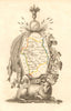 CHER département. Scarce antique map/carte by A.M. PERROT 1823 old