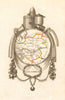 LOIRE-ATLANTIQUE département. 'Loire Inférieure'. Scarce map/carte. PERROT 1823