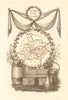 LOT-ET-GARONNE département. Scarce antique map/carte by A.M. PERROT 1823