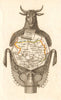 MORBIHAN département. Scarce antique map/carte by A.M. PERROT 1823 old
