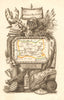 OISE département. Scarce antique map/carte by A.M. PERROT 1823 old