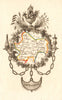 SAÔNE ET LOIRE département. Scarce antique map/carte by A.M. PERROT 1823