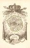 SEINE département. Paris. Scarce antique map/carte by A.M. PERROT 1823 old
