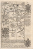 High Wycombe-Tetsworth-Oxford-Islip road strip map by J. OWEN & E. BOWEN 1753