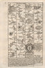Bromyard-Leominster-Kingsland-Presteigne road map by J. OWEN & E. BOWEN 1753
