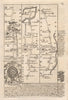 Grantham-Foston-Newark-on-Trent-Tuxford road map by J. OWEN & E. BOWEN 1753