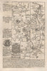 Woolhampton-Newbury-Hungerford-Marlborough road map by OWEN & BOWEN 1753