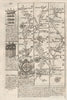 Maidenhead-Henley on Thames-Dorchester-Abingdon OWEN/BOWEN road map 1753