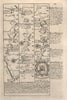 Briton Ferry-Swansea-Llanelli-Kidwelly road map by J. OWEN & E. BOWEN 1753