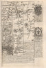 London-Holloway-High Barnet-St Albans-Redbourn road map by OWEN & BOWEN 1753