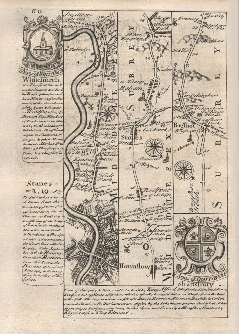 London-Kensington-Hammersmith-Brentford-Hounslow-Egham-Bagshot BOWEN map 1753