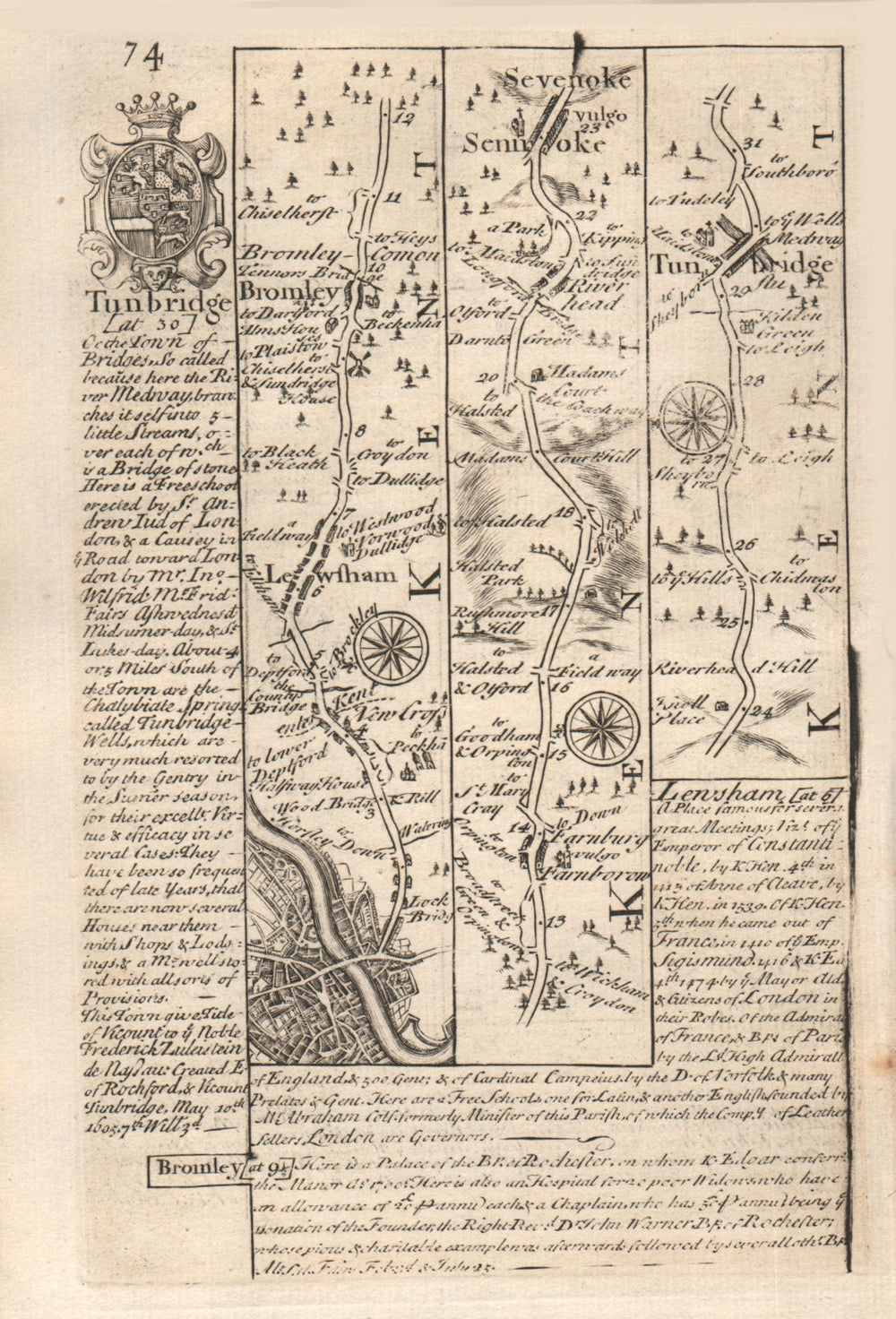 London-New Cross-Lewisham-Bromley-Sevenoaks-Tonbridge OWEN/BOWEN road map 1753